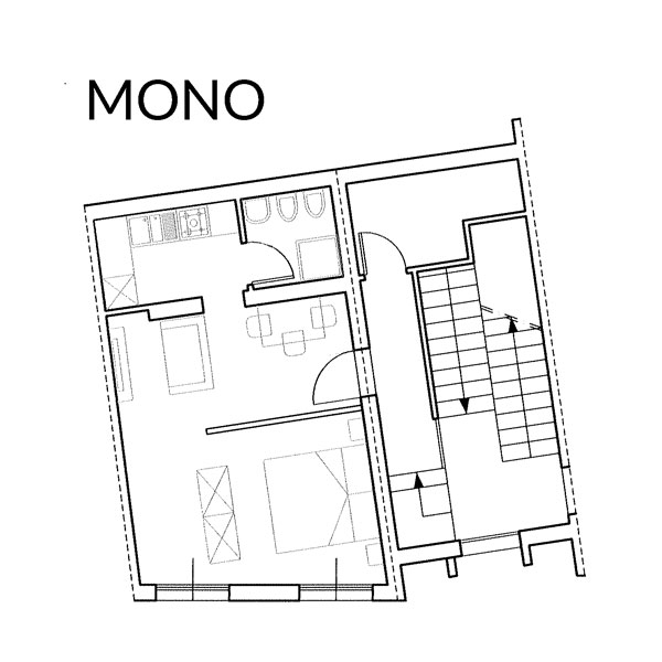 Residenza Mina, monolocale